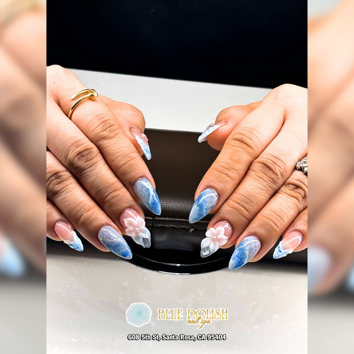 Blue Polish Nail Spa